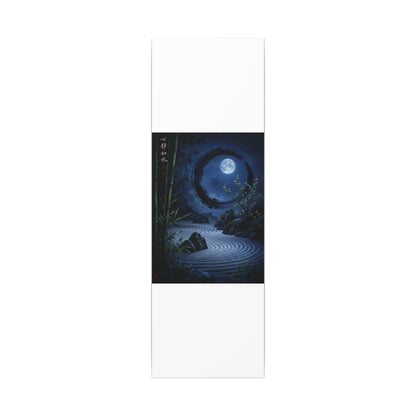 Serene Rock Garden Canvas Art - Enso Zen