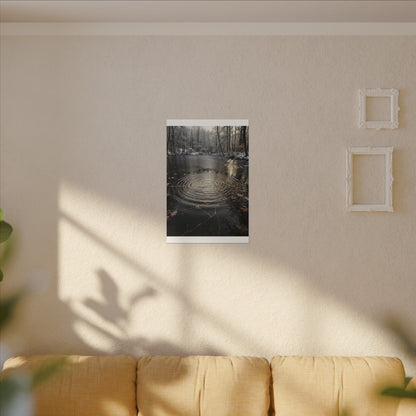Water Ripple Broken Beauty Canvas Art | Artful Kintsugi Art