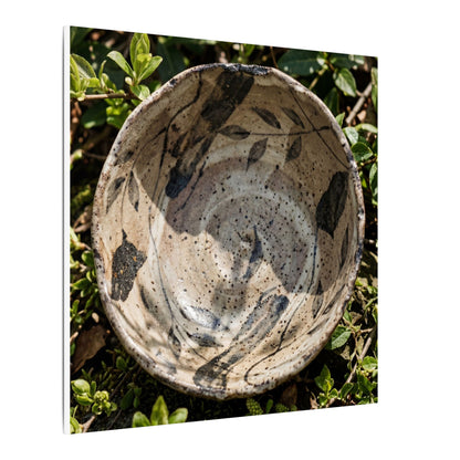 Elegant Ceramic Bowl Canvas Art - Japanese Pattern Japandi