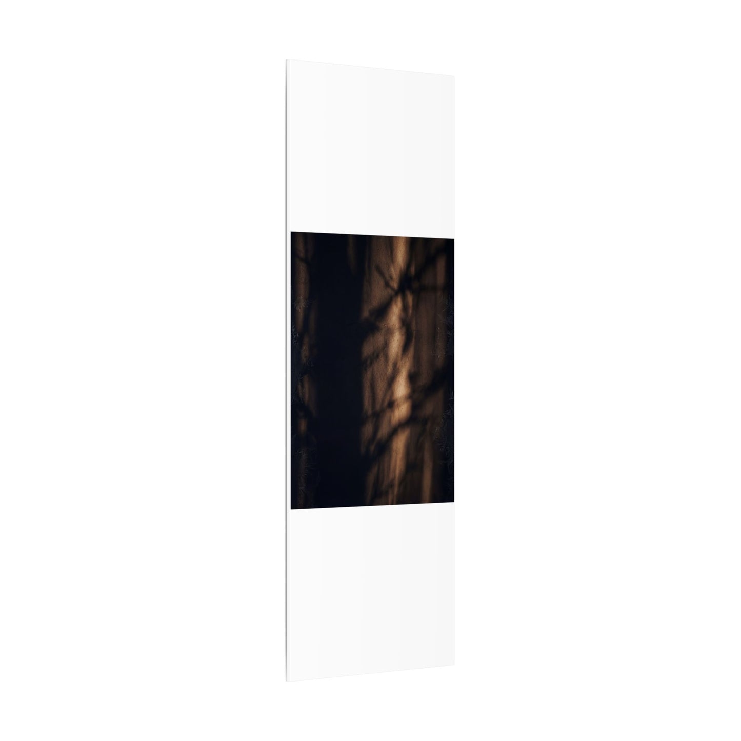 Winter Shadow Play Moody Minimal Canvas Art | Luxurious Decor