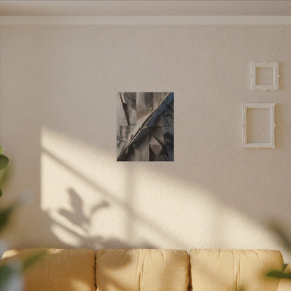 Paper Fold Canvas Art | Spring Japandi Japanese Pattern Art