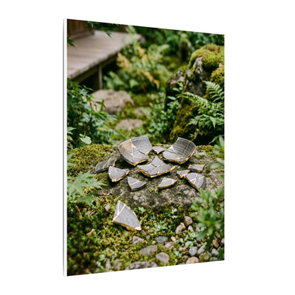 Summer Broken Pottery Gold Repair Canvas Art | Resilient Decor