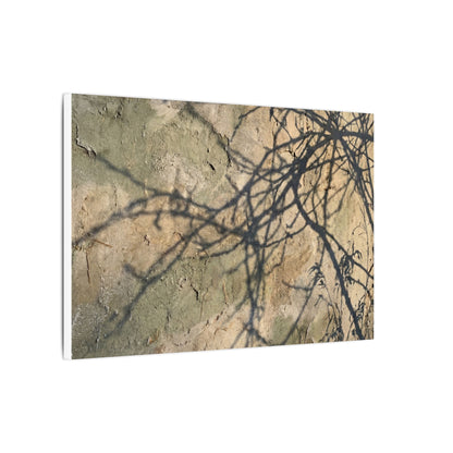 Japandi Shadow Play in Golden Hour | Texture Canvas Art