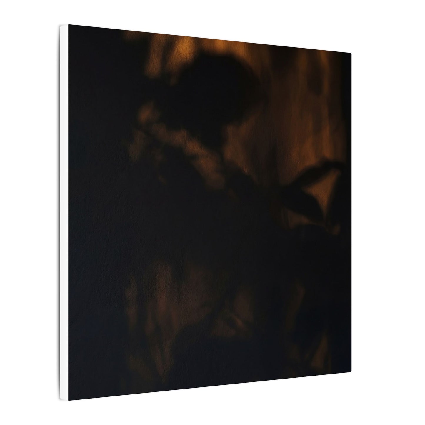 Shadow Play Summer Canvas Art | Dark Japandi Sophisticated Design