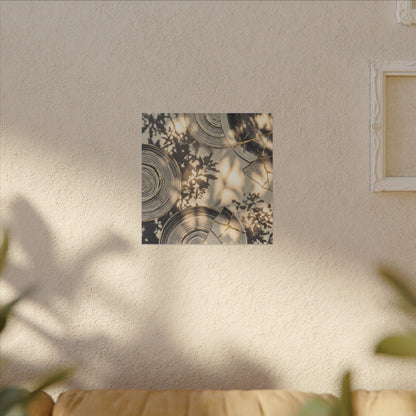 Healing Water Ripple Canvas Art - Gold Vein Kintsugi