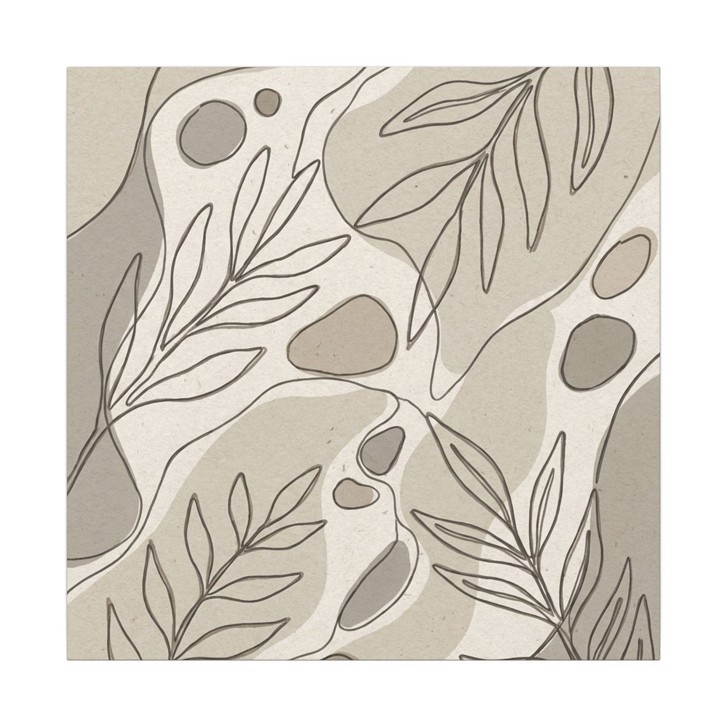 Japandi Minimal Line Canvas Art