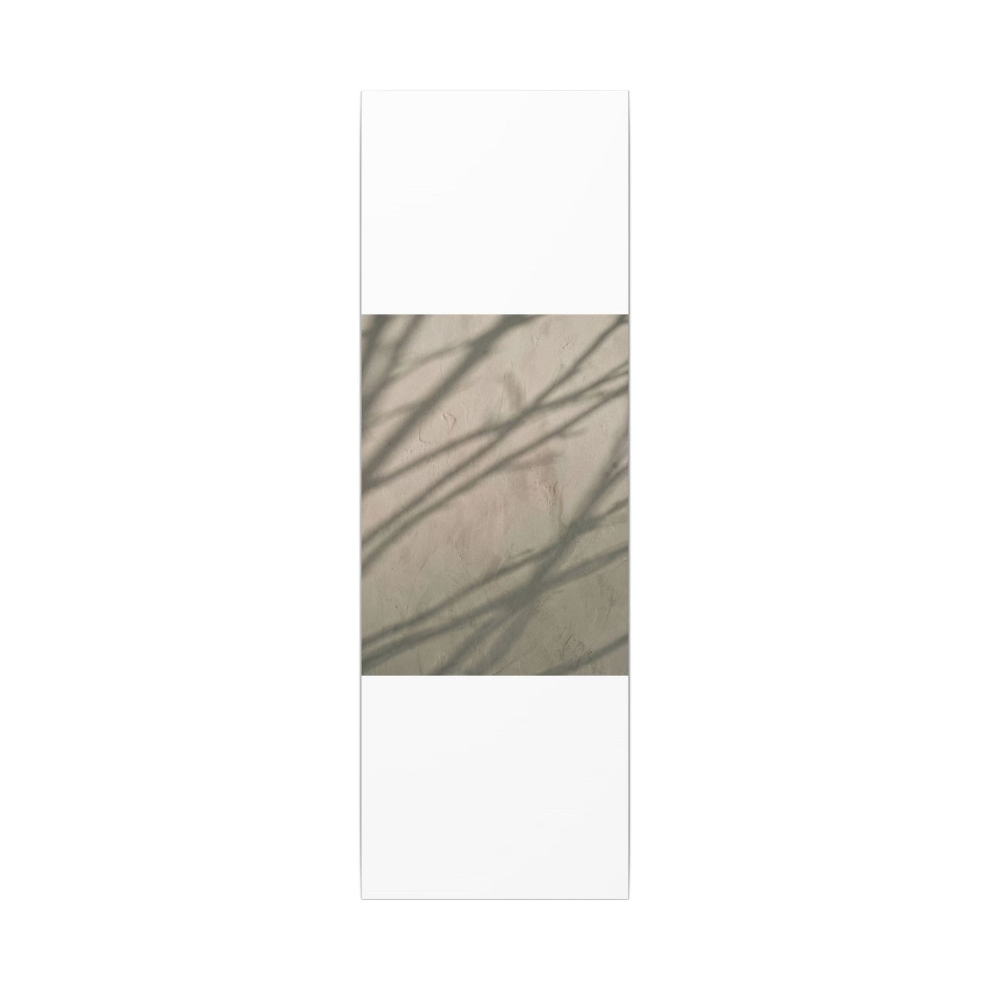 Shadow Play Japanese Pattern Canvas Art | Warm Japandi Art