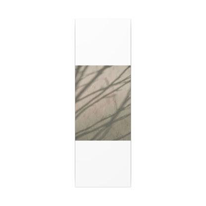 Shadow Play Japanese Pattern Canvas Art | Warm Japandi Art