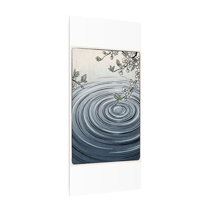 Calm Water Ripple Canvas Art - Ukiyo E Inspired Zen