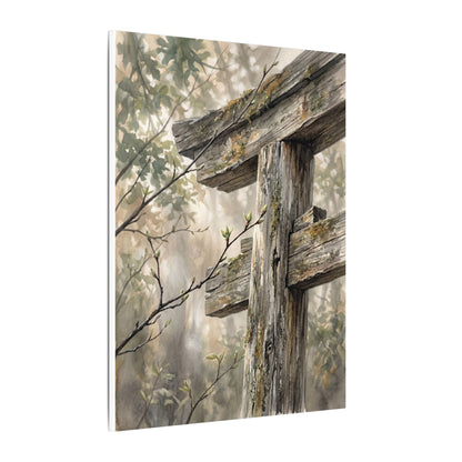 Torii Gate Spring Canvas Art | Japandi Neutral Design