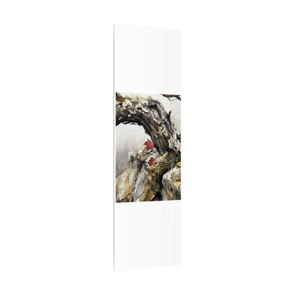 Pine Tree Autumn Canvas Art | Japandi Earthy Design