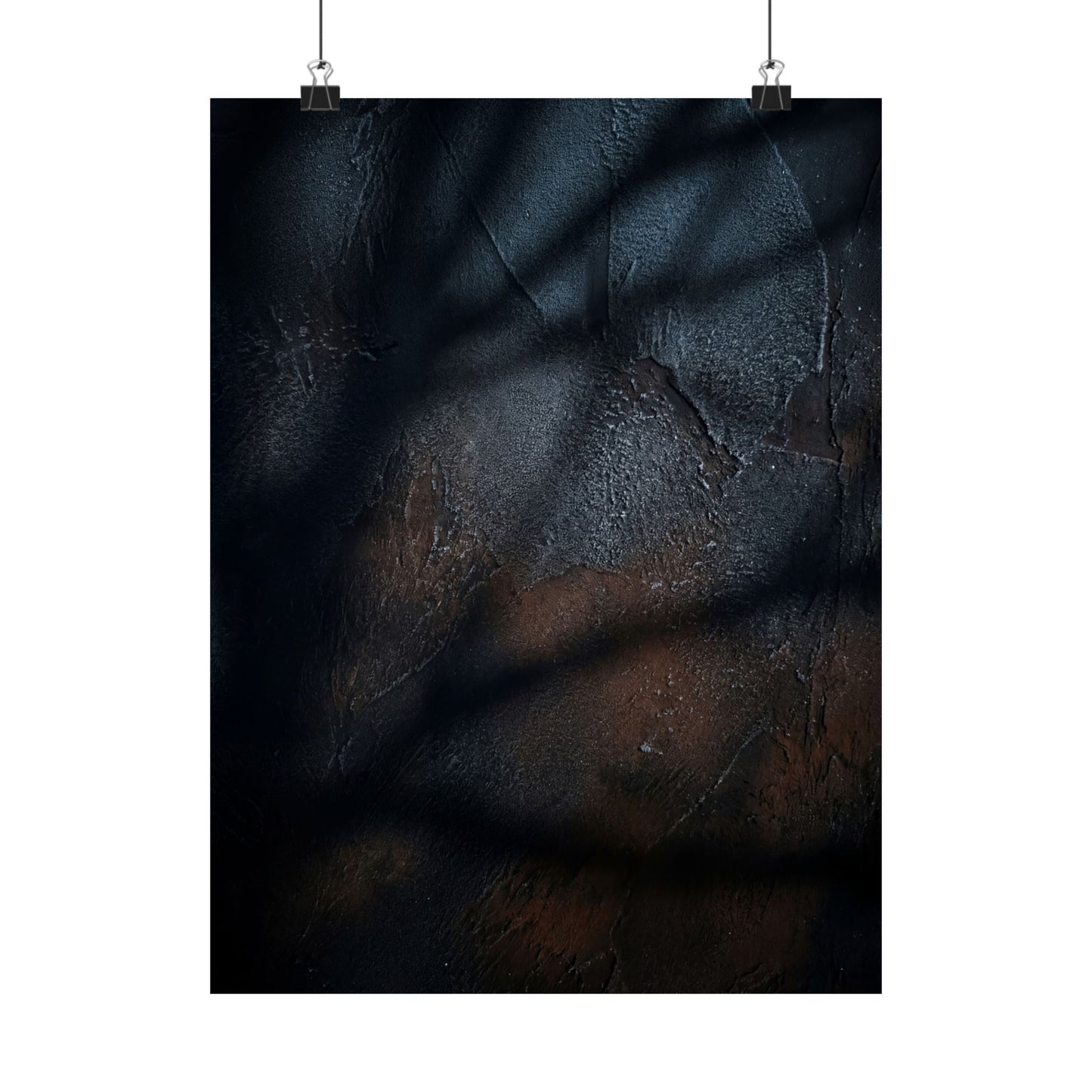 Shadow Play Wall Art Print | Winter Dark Japandi Moody Minimal Art Art Print