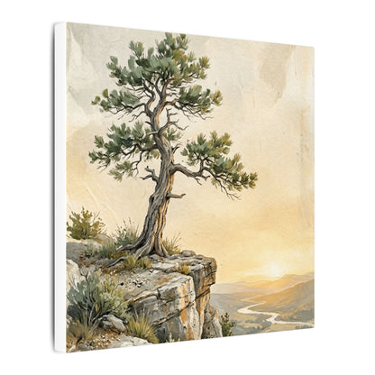 Pine Tree Canvas Art | Summer Japandi Texture Art