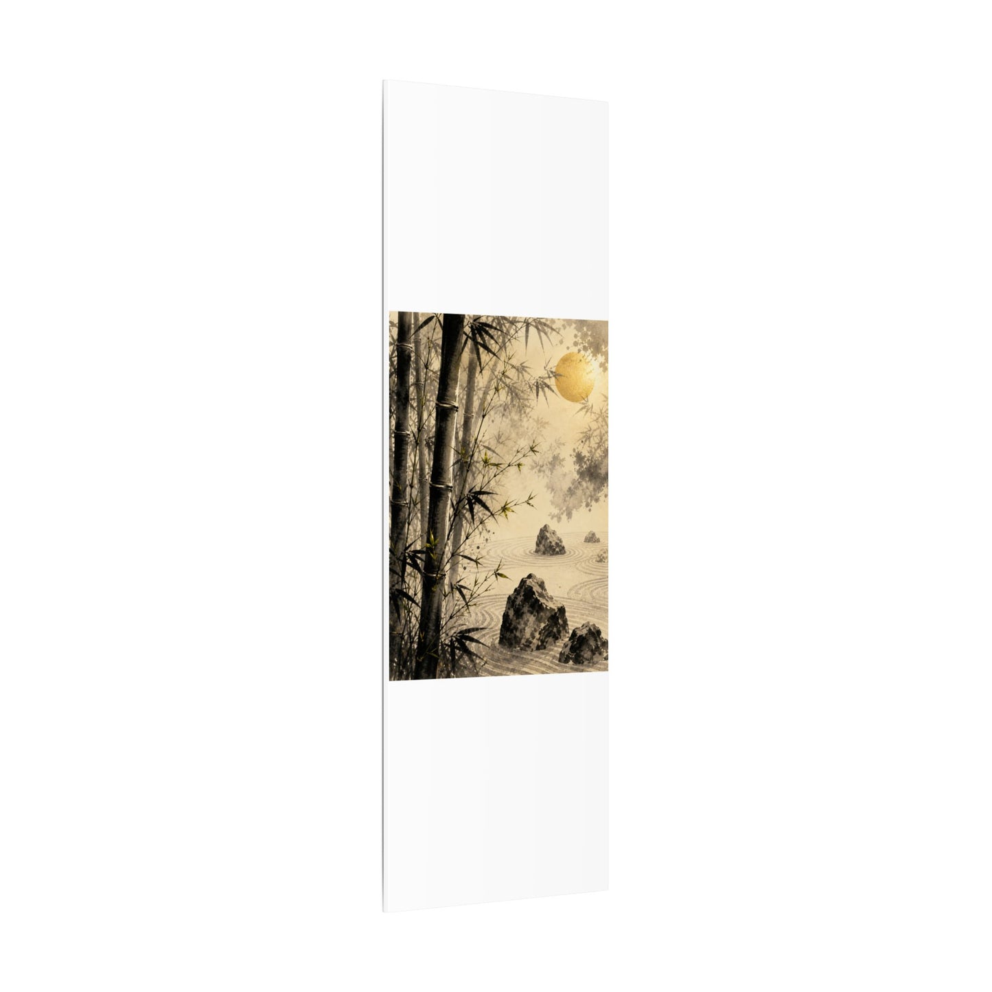 Peaceful Bamboo Grove Canvas Art - Karesansui Zen