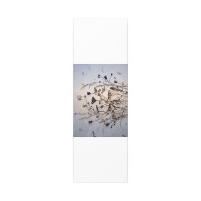 Elegant Dried Flowers Canvas Art - Japanese Pattern Japandi