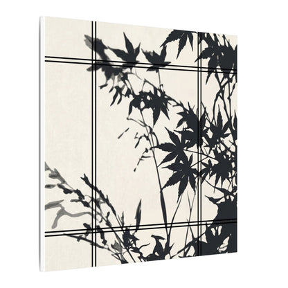 Shoji Screen Canvas Art | Summer Japandi Minimal Line Art