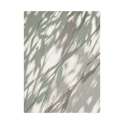 Shadow Play Spring Wall Art Print | Japandi Neutral Design
