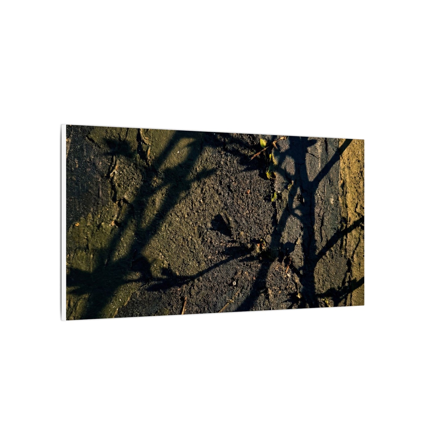 Kanso Shadow Play Canvas Art - Dark Japandi Dark Texture