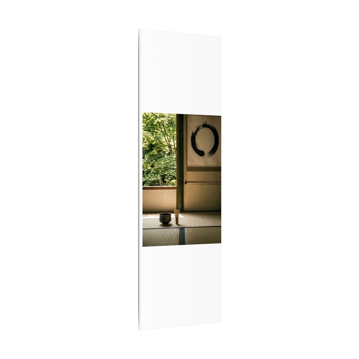 Tea Ceremony Enso Canvas Art | Serene Zen Art