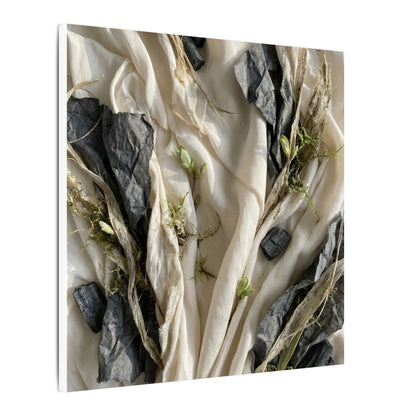 Spring Silk Drape Texture Canvas Art | Warm Decor