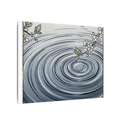 Calm Water Ripple Canvas Art - Ukiyo E Inspired Zen