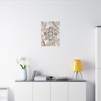 Elegant Silk Drape Canvas Art - Japanese Pattern Japandi