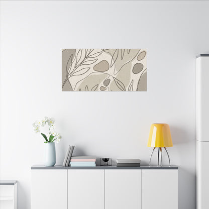 Japandi Minimal Line Canvas Art