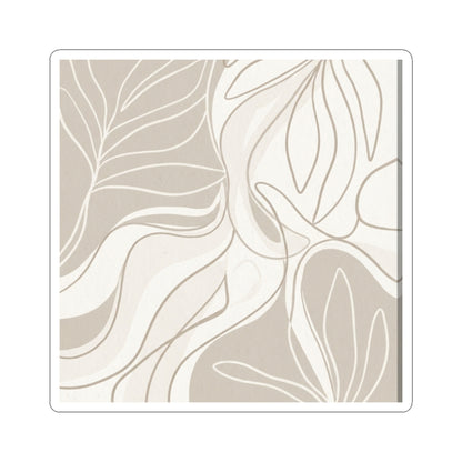Japandi Minimalist Sticker Art Print