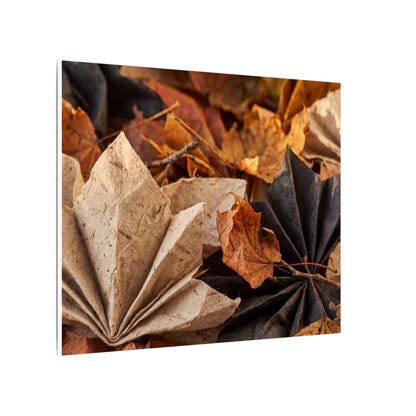 Paper Fold Texture Canvas Art | Elegant Japandi Art