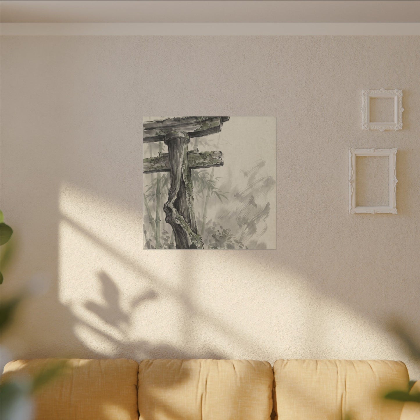 Torii Gate Summer Canvas Art | Zen Tranquil Design