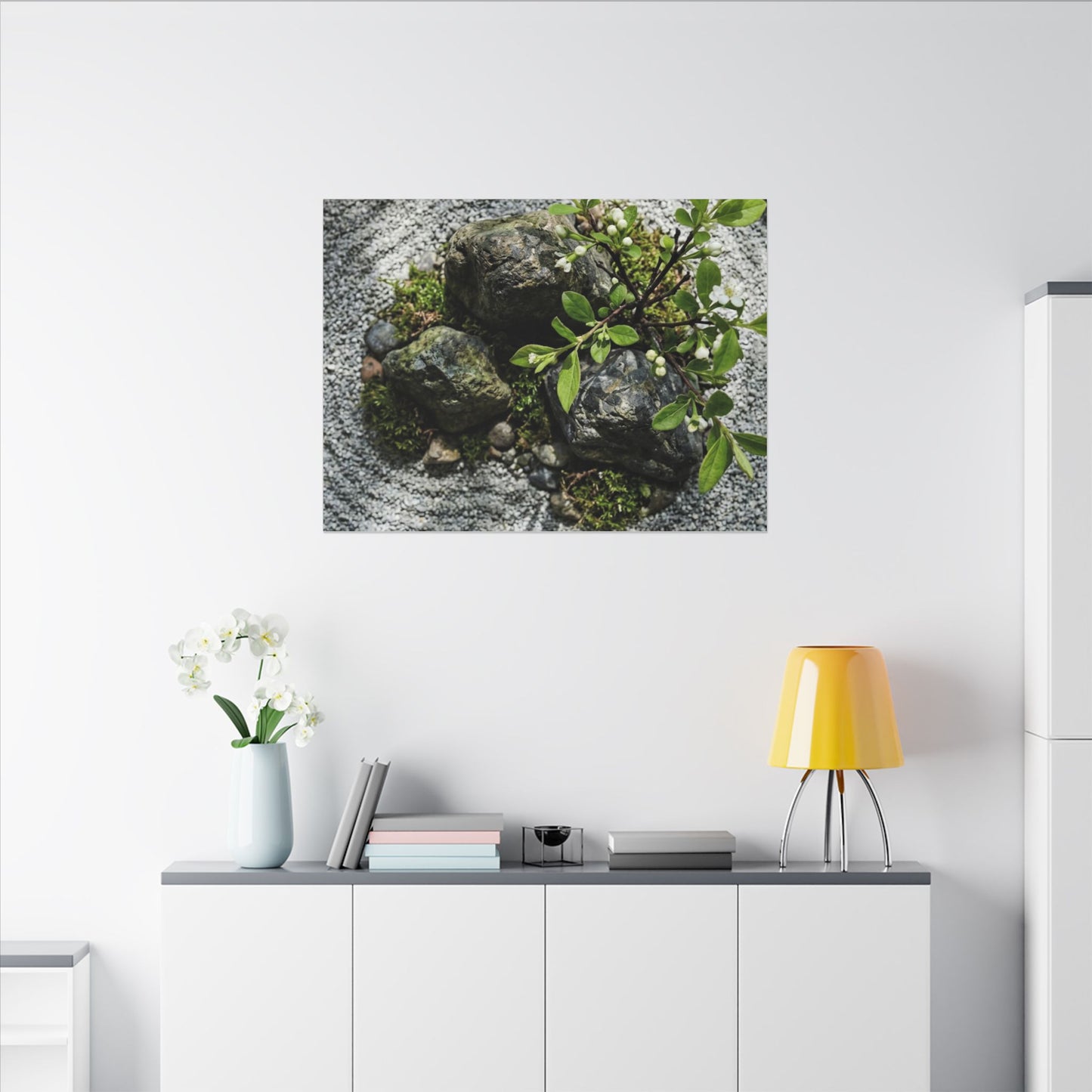 Zen Ceramic Bowl in Dappled | Karesansui Canvas Art