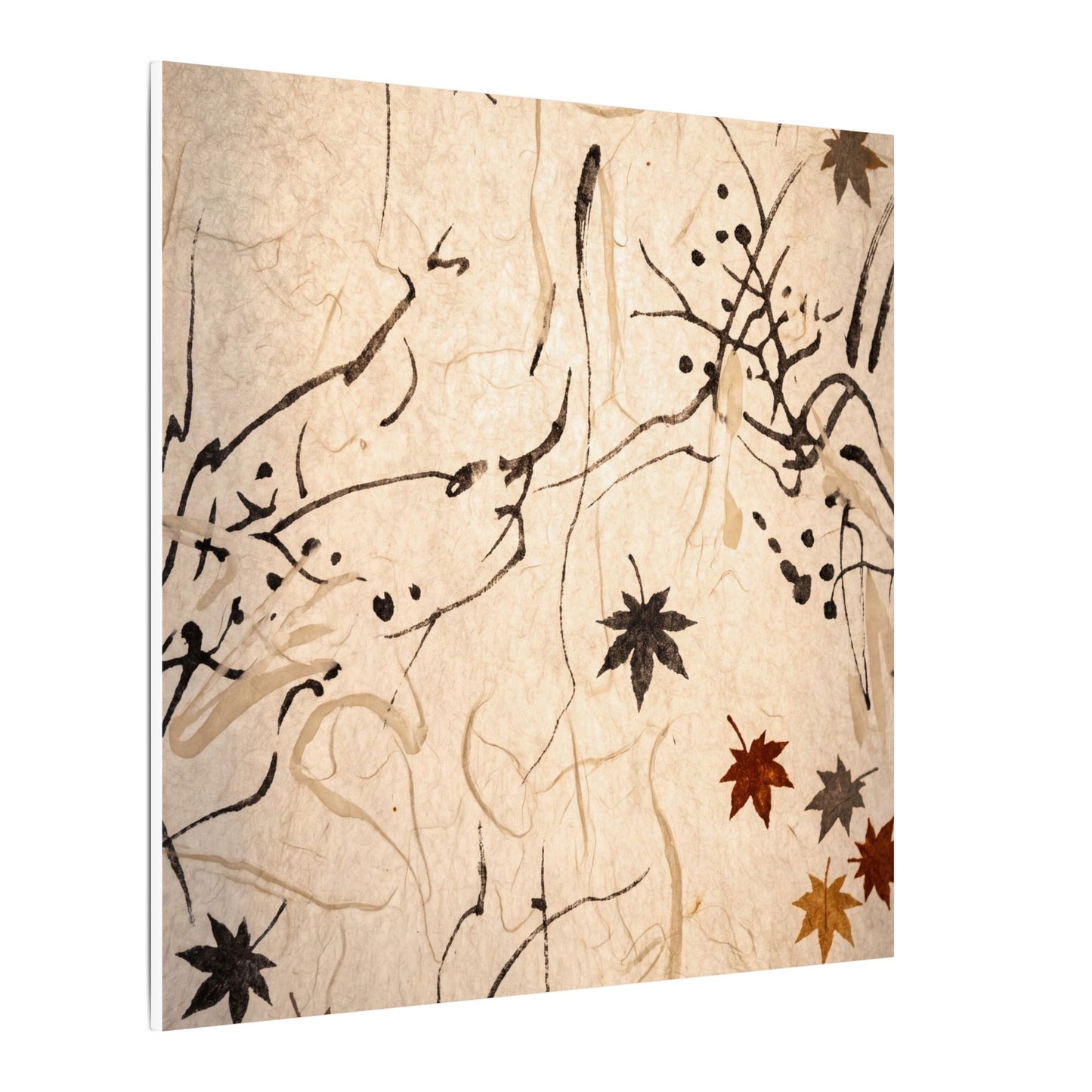 Golden Hour Shoji Screen Canvas Art - Japandi Fukinsei