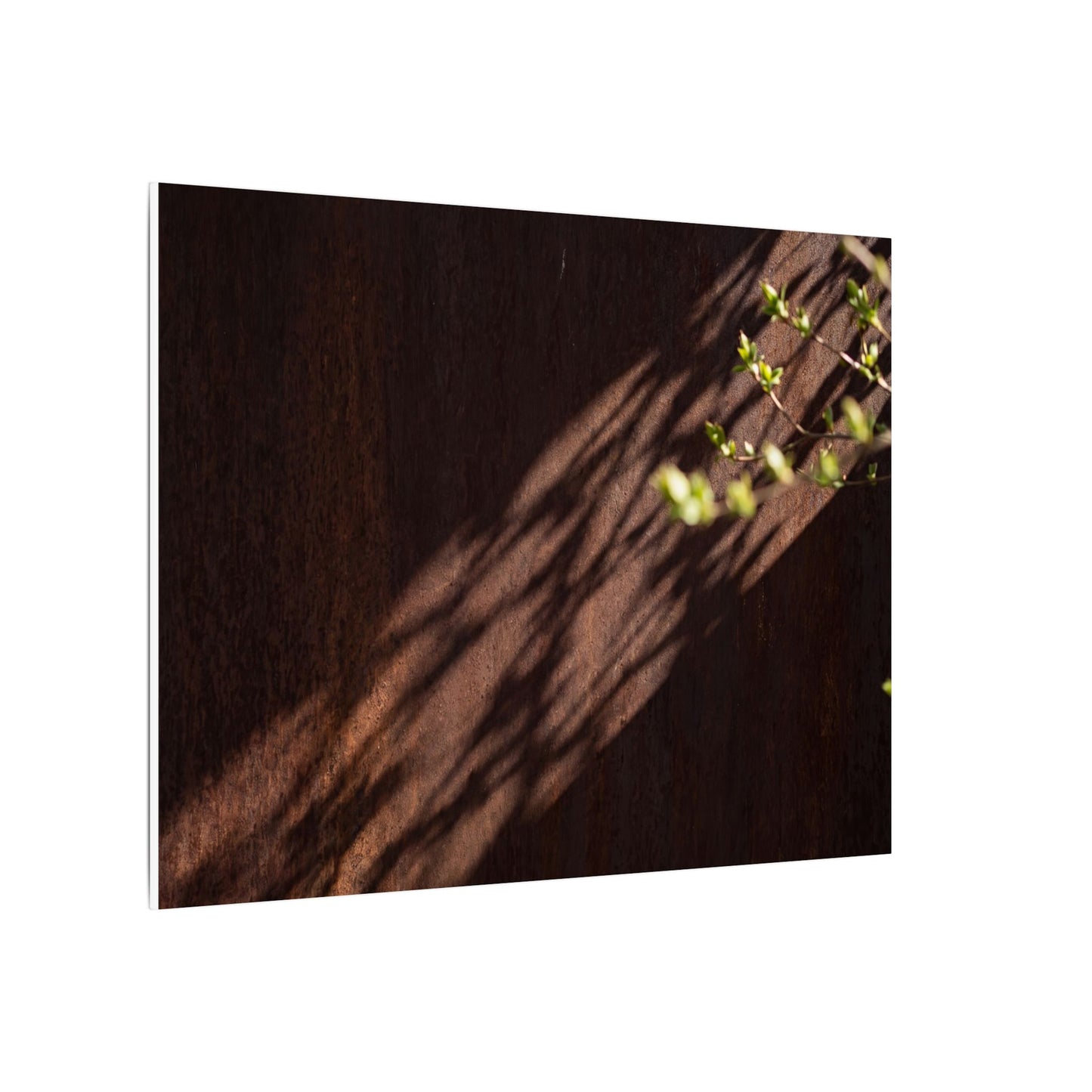 Rust Patina Moody Minimal Canvas Art | Sophisticated Dark Japandi Art