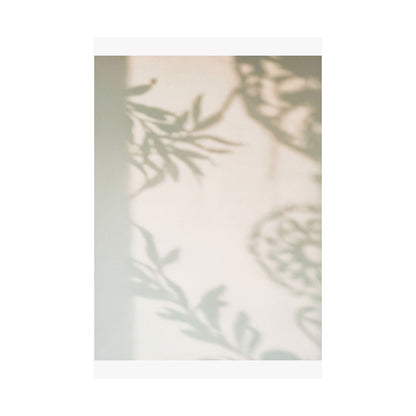 Cozy Shadow Play Wall Art Print - Japanese Pattern Japandi