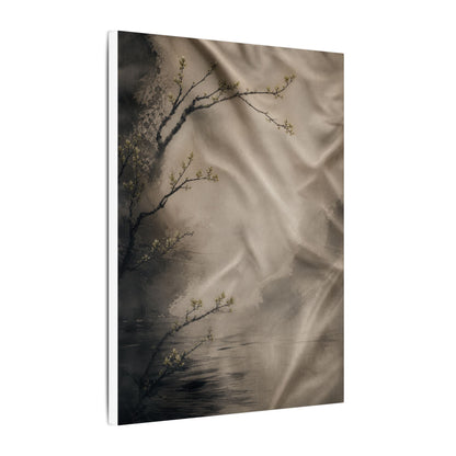 Silk Drape Canvas Art | Spring Japandi Japanese Pattern Art