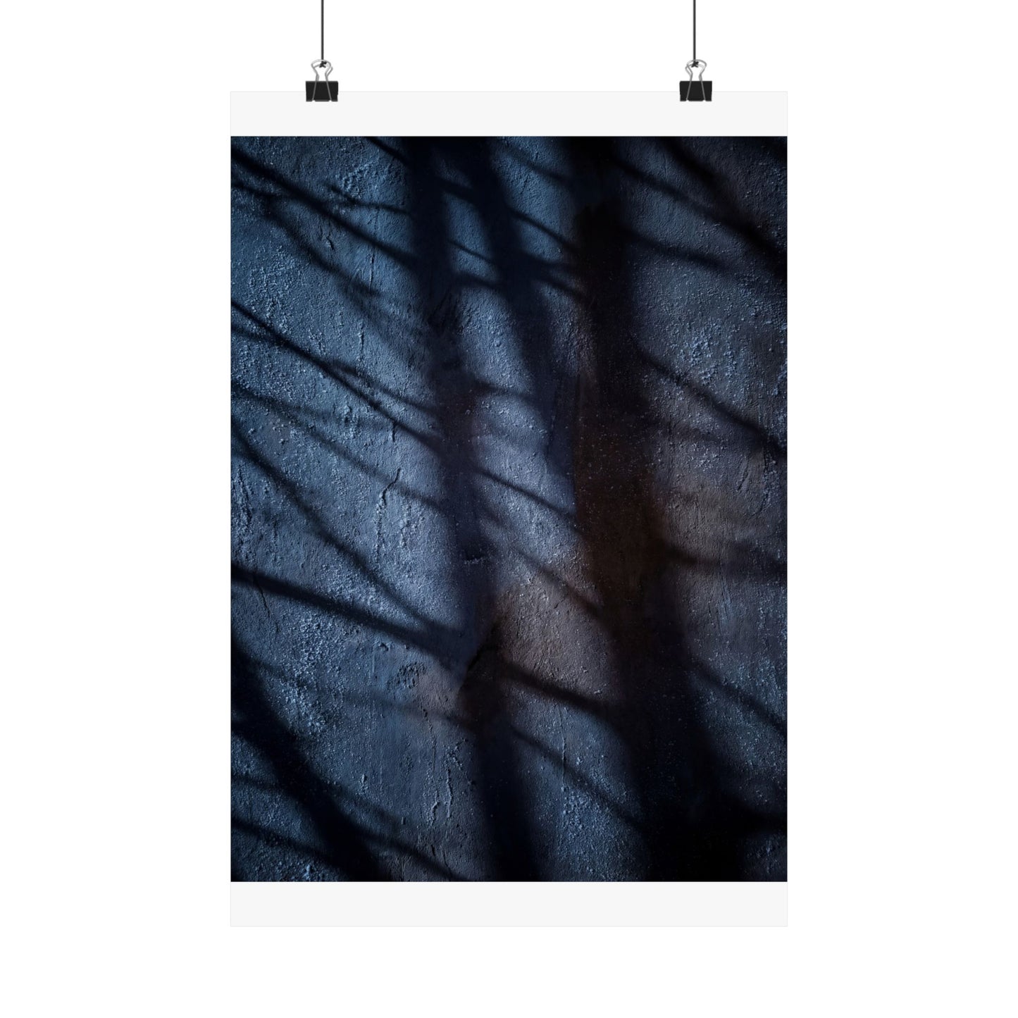 Mono No Aware Shadow Play Wall Art Print - Dark Japandi Moody Minimal Art Print