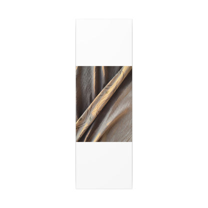 Warm Silk Drape Canvas Art - Japanese Pattern Japandi