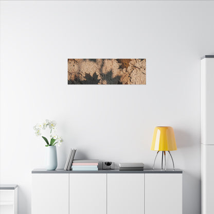 Cozy Shadow Play Canvas Art - Texture Japandi