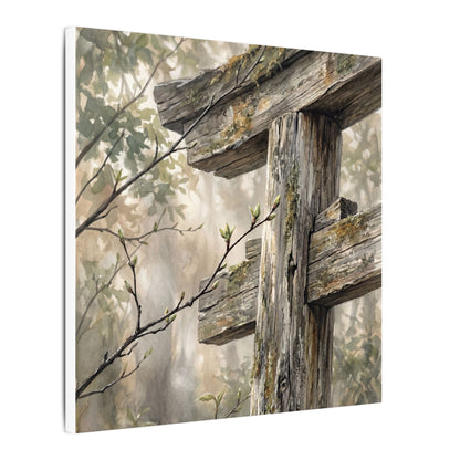 Torii Gate Spring Canvas Art | Japandi Neutral Design