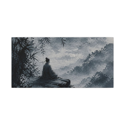 Ink Brushstroke Sumi E Canvas Art | Serene Zen Art