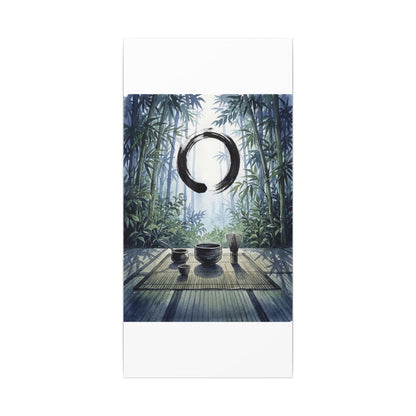 Seijaku Tea Ceremony Canvas Art - Zen Enso