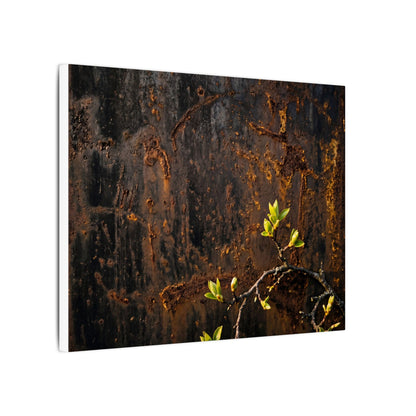 Golden Hour Rust Patina Canvas Art - Dark Japandi Fukinsei