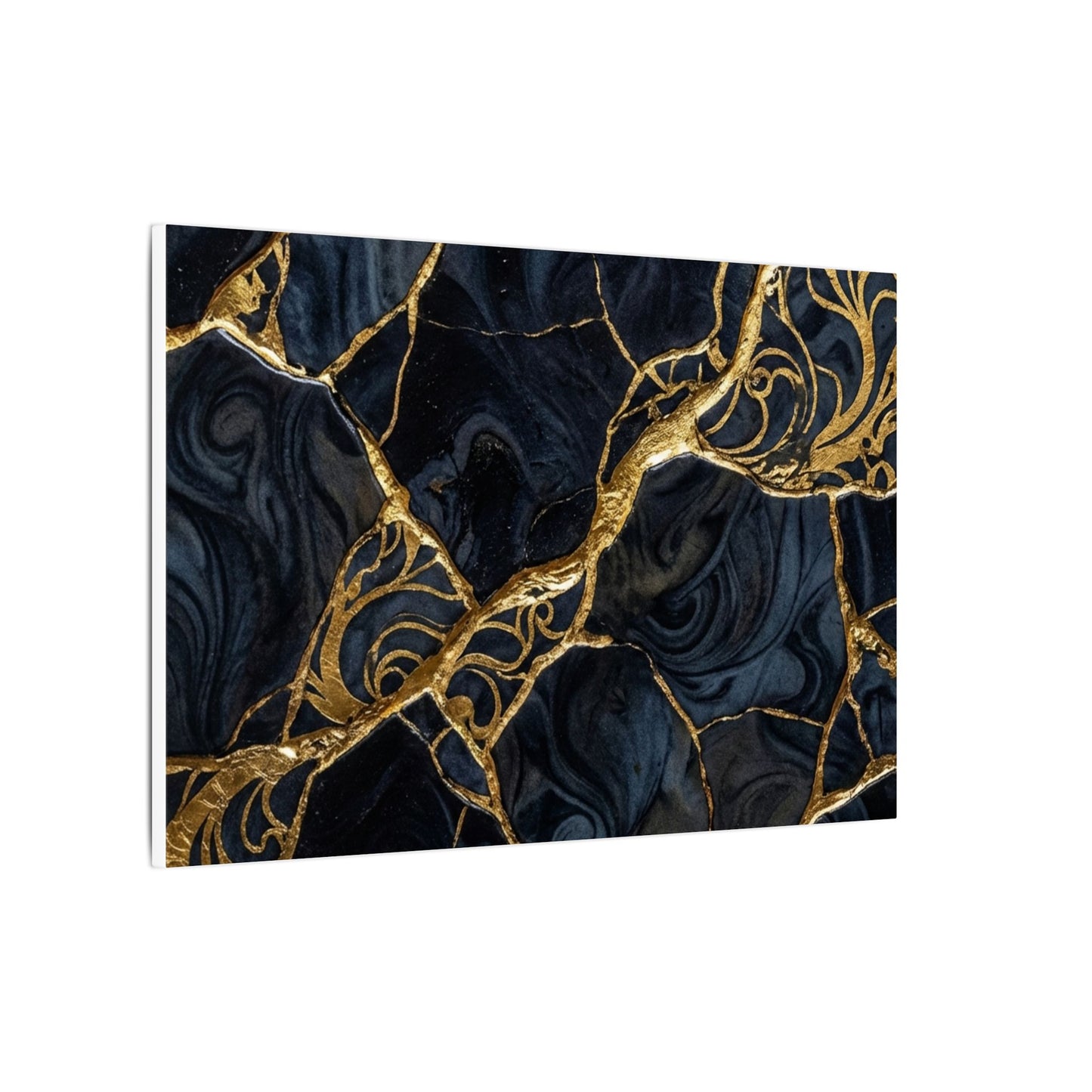 Kintsugi Gold Vein Canvas Art