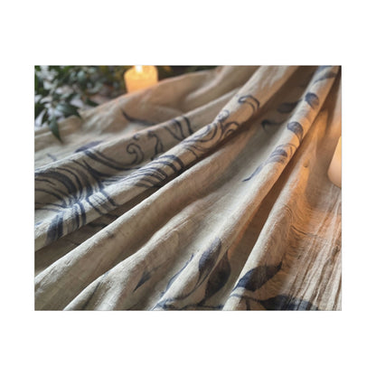 Fukinsei Silk Drape Canvas Art - Japandi Japanese Pattern