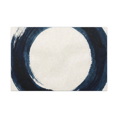 Balanced Meditation Zen Enso Canvas Art