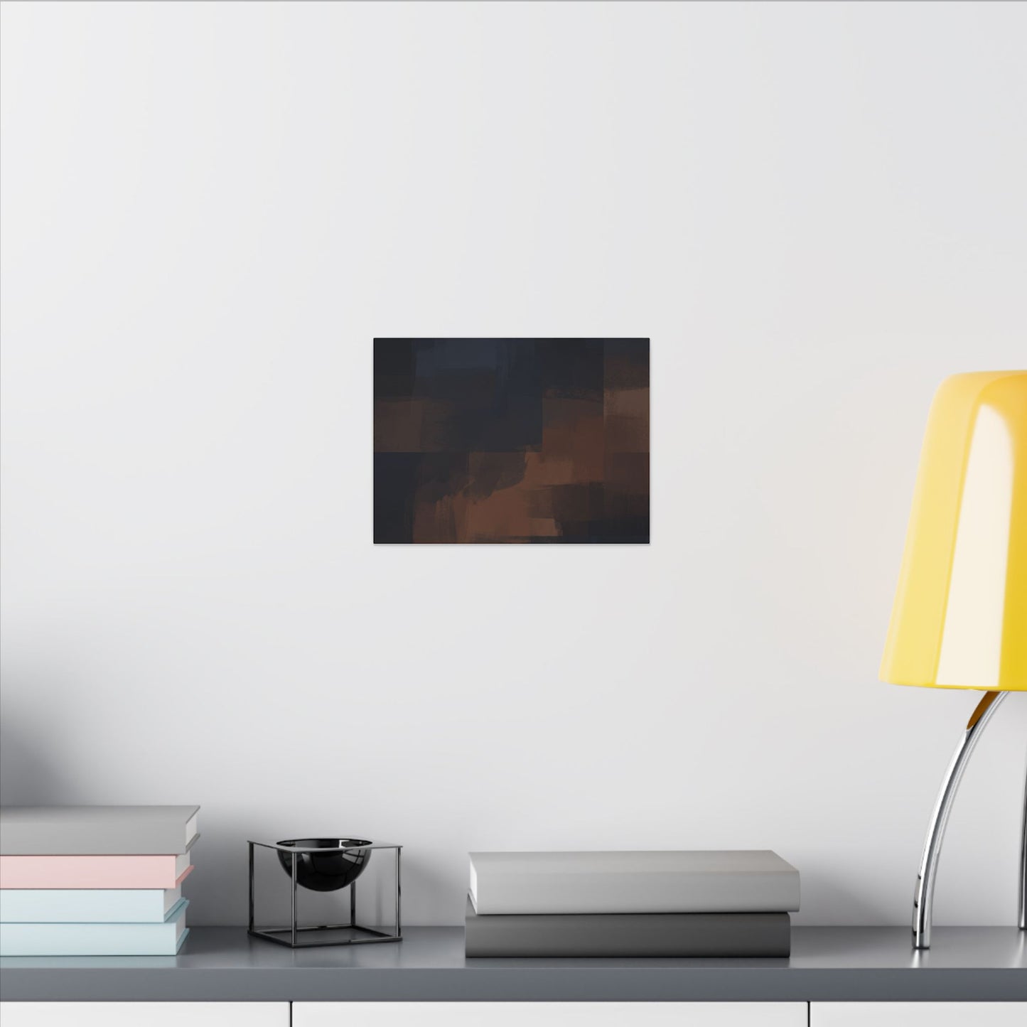 Wabi-sabi Minimal-line Japandi Charcoal Canvas Art