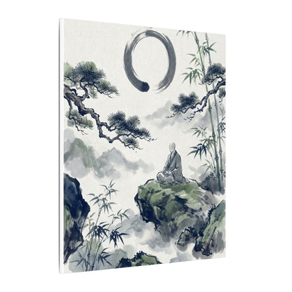 Zen Sumi-e Canvas Art