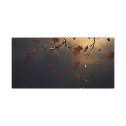 Moonlit Garden Gold Repair Canvas Art | Beautiful Kintsugi Art