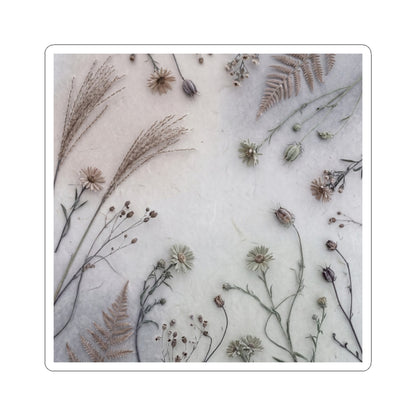 Dawn Dried Flowers Sticker - Japandi Ma