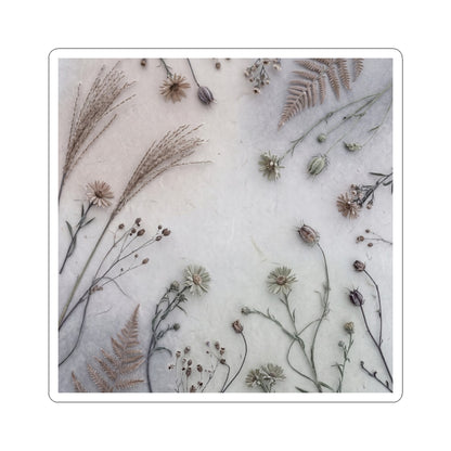 Dawn Dried Flowers Sticker - Japandi Ma